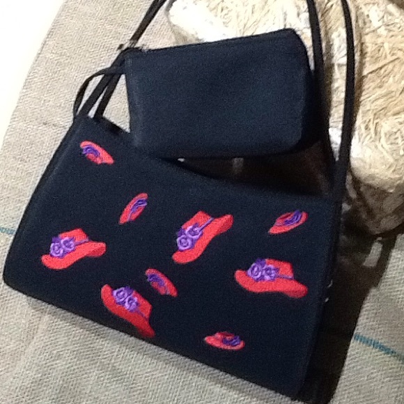 NWOT Red Hat Society 2 Piece Purse Set - Picture 1 of 3